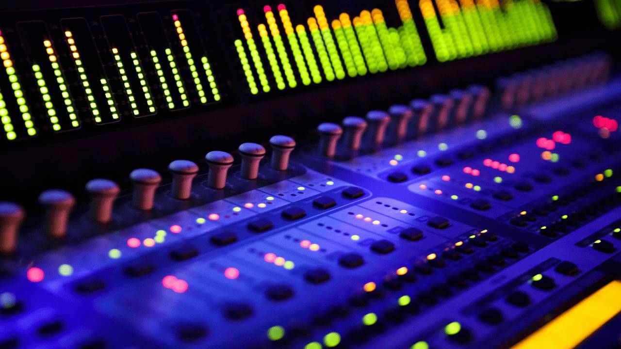 Balancing and panning audio tracks for a song mix