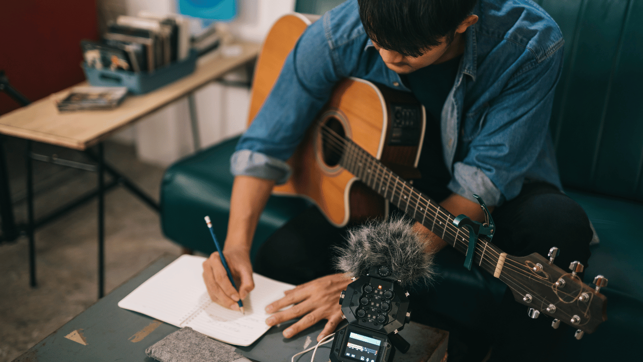 A Music Producer works on a song arrangement, song structure, instrumentation and mix.